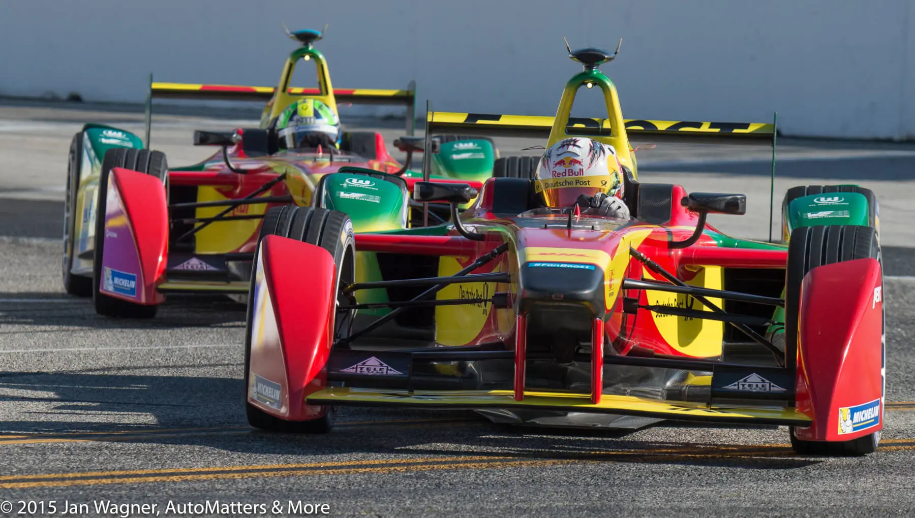 Formula E at the Toyota Grand Prix of Long Beach track, 2015