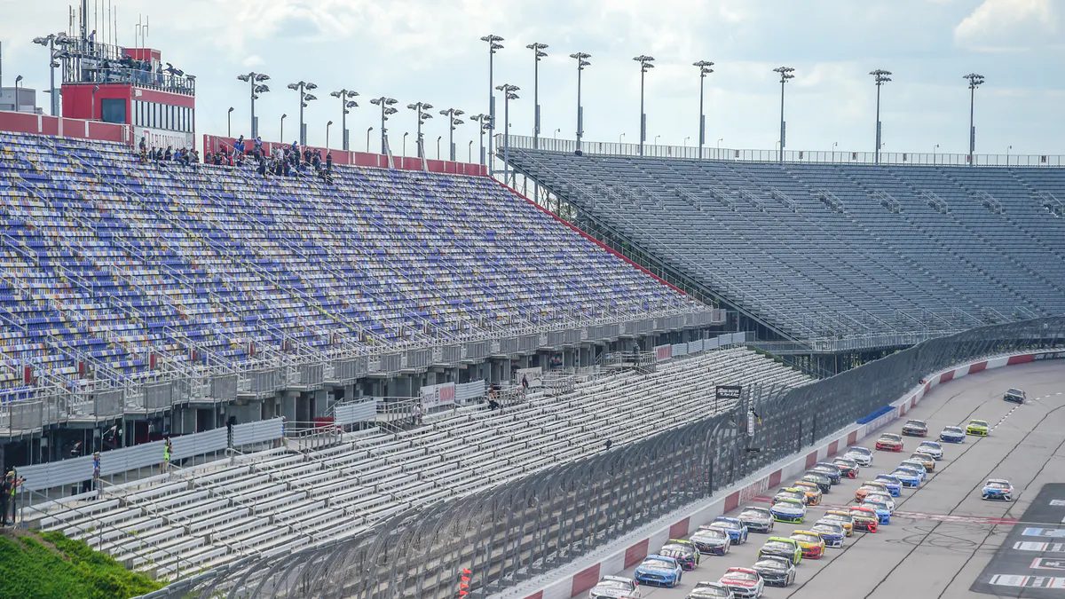 - Empty grandstands at Darlington (Credit: 366133Jared C. Tilton | Getty Images)