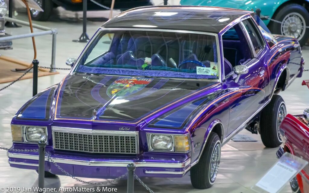 purple lowrider cars