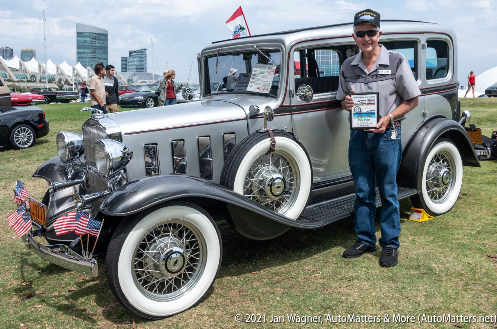 Chuck Kramer & his 1932 Chevrolet Deluxe Special Sedan