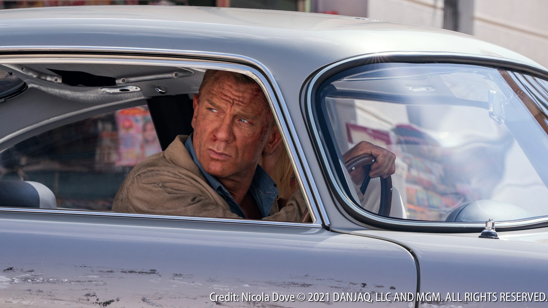 James Bond 007 & his Aston Martin DB 5 in "NO TIME TO DIE"