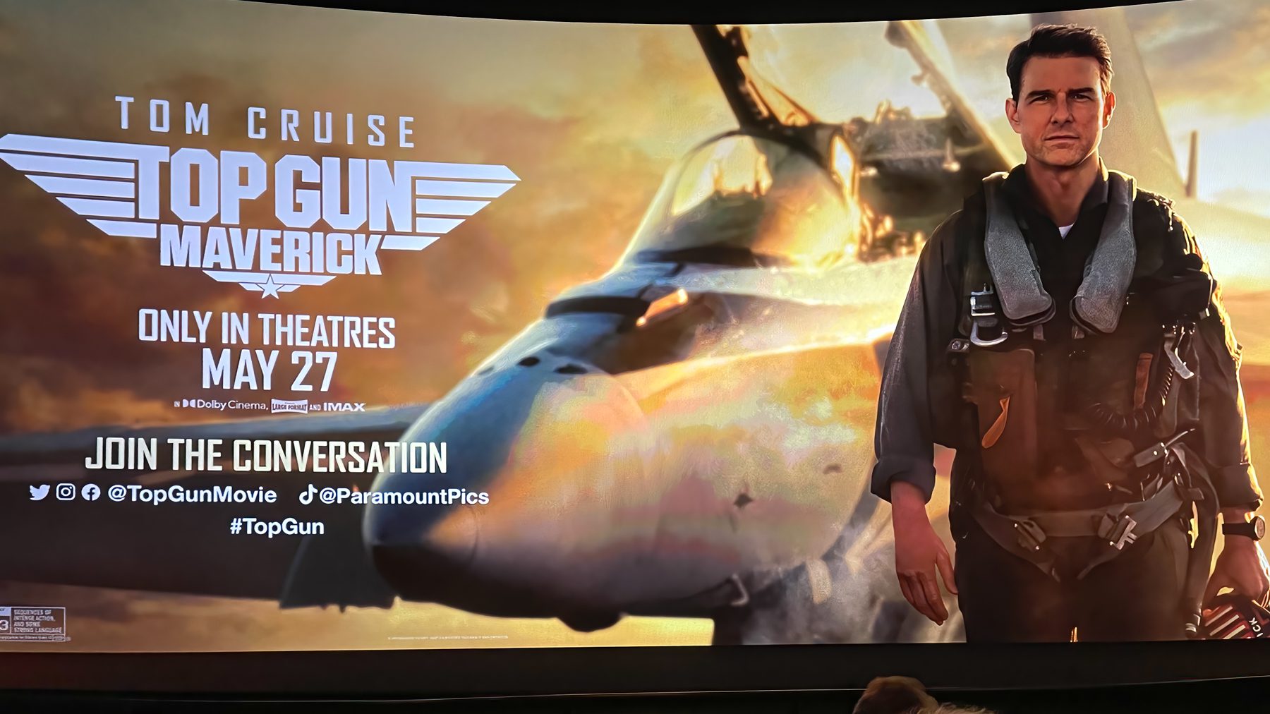 02061-20220519 Top Gun—Maverick press screening - theater lobby &amp; pre-show-iPh12PM