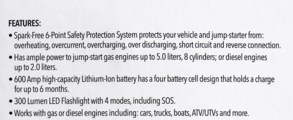 Emergency Jump Starter - PowerUp 600