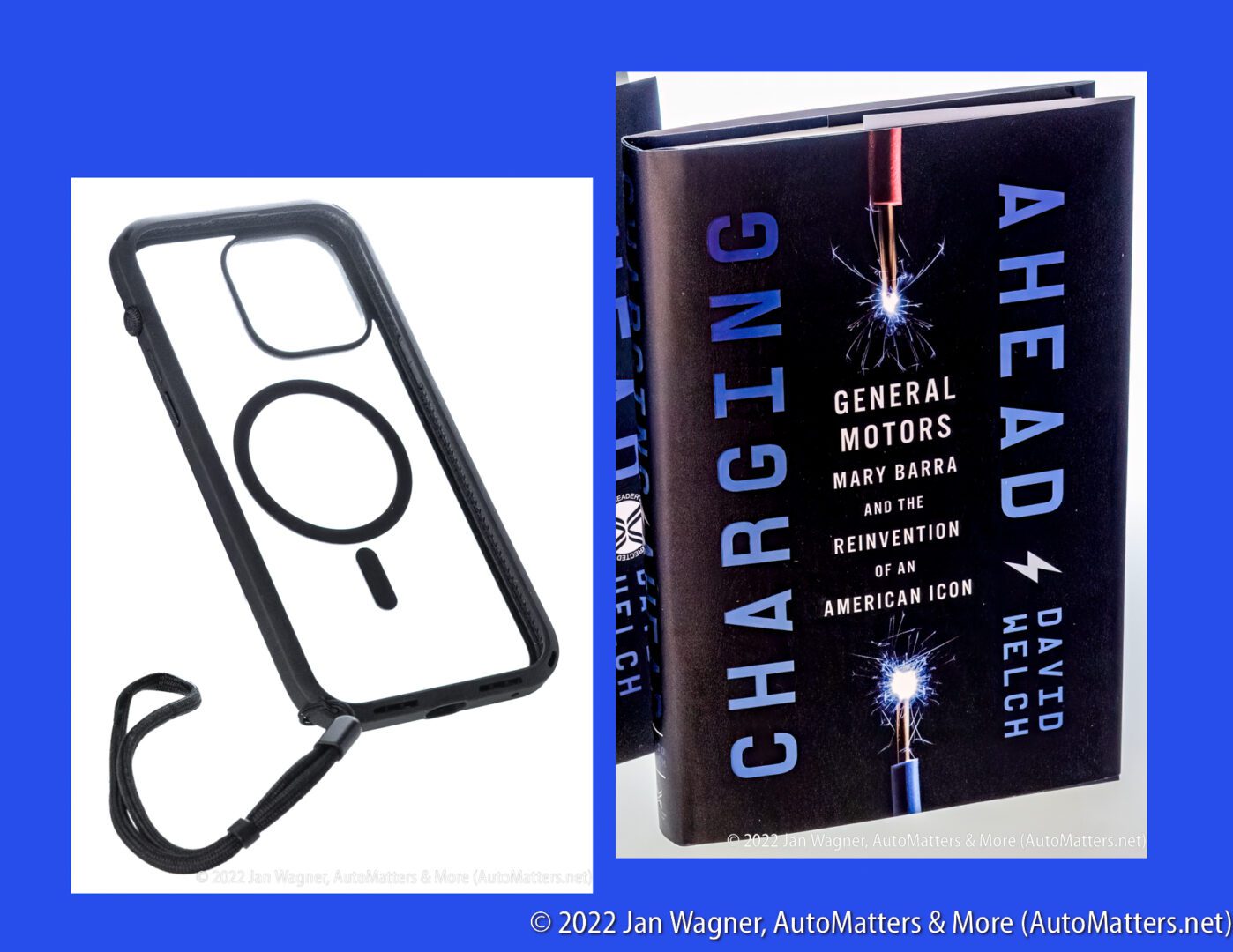 c J Wagner-20221026_202141-02114-Product displays—Catalyst iPhone 14 Pro Max Magsafe case+book—Charging Ahead-GM Marry Barra & the Reinvention of an American Icon-R3--6in x 300dpi