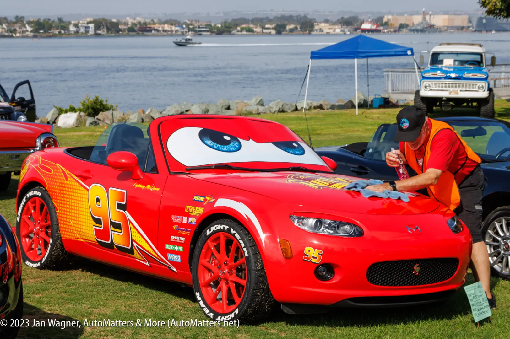 02202-20230729 Corvette Owners Club of SD—Main Street America Car Show—w San Diego Miata Club—Embarcadero Marina Park North—Seaport Village-R3