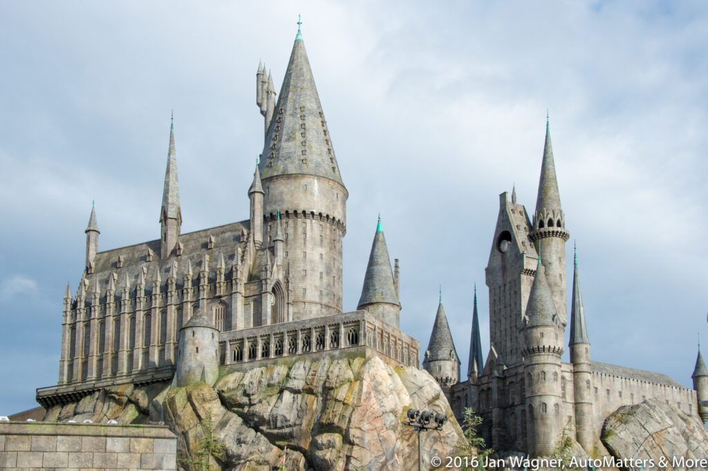 Hogwarts castle at harry potter world.