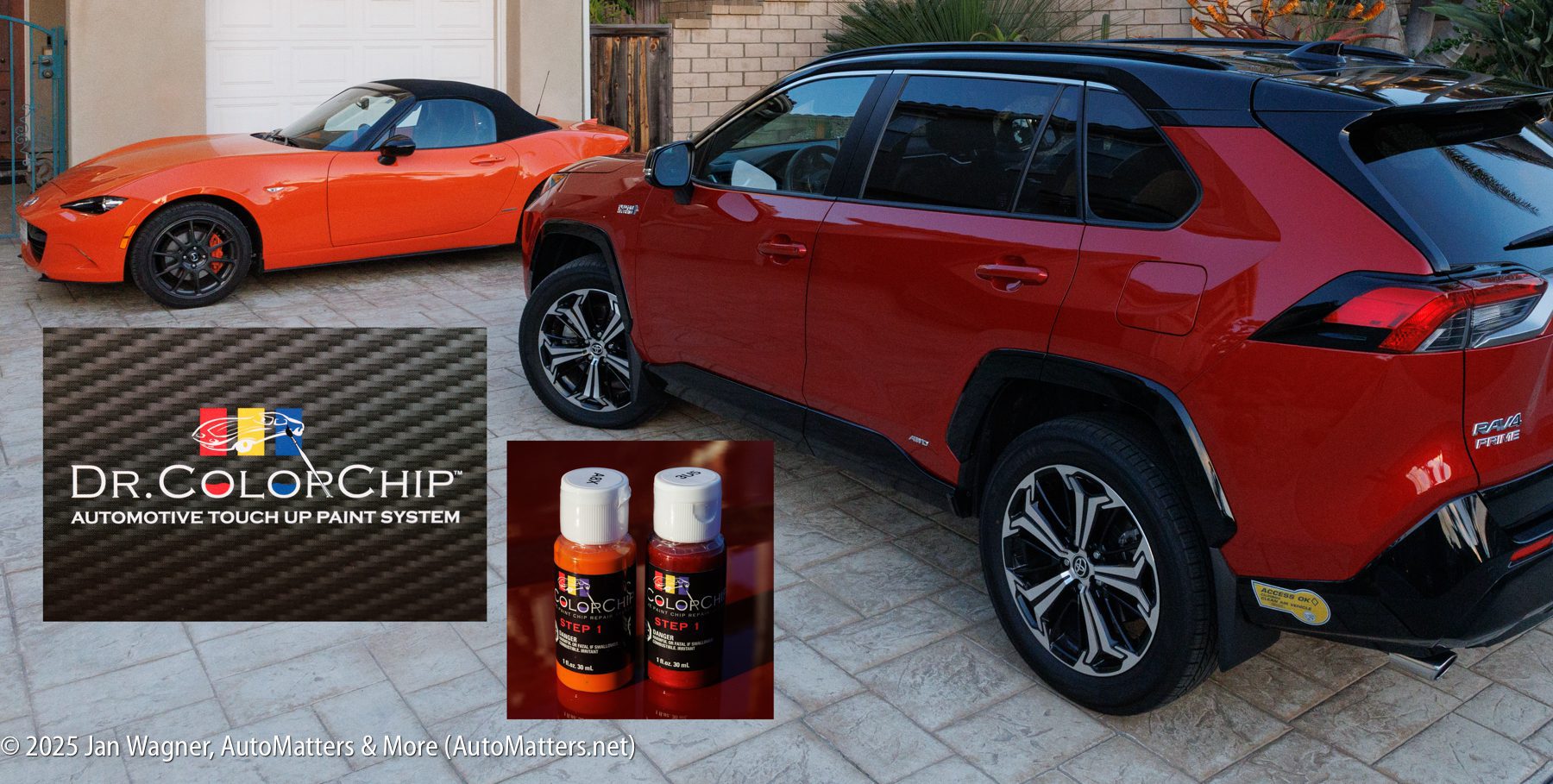 02378-20250205 Dr ColorChip paint repair to my 2021 Toyota RAV4 Prime—also see 20241108 SEMA Show 02354 7423-R1